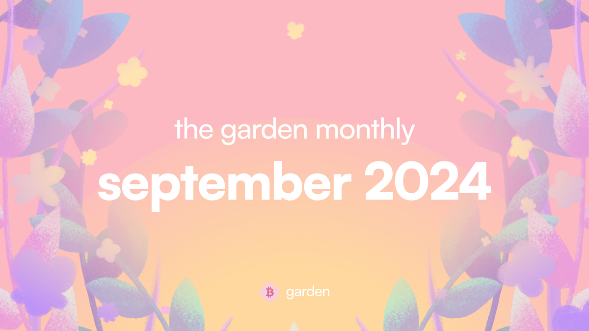 the garden monthly: september 2024