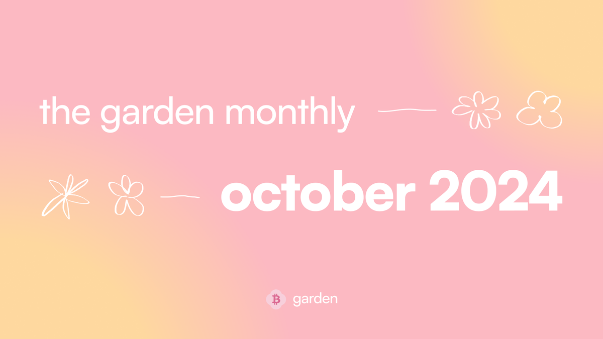 the garden monthly: october 2024