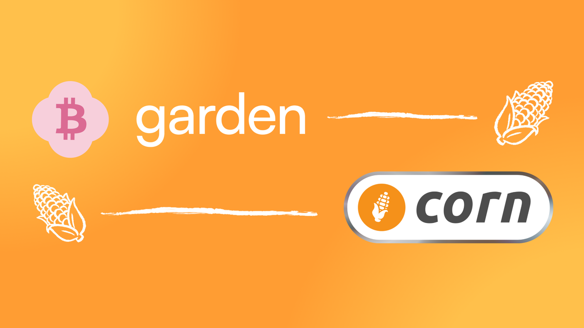 bitcoin to Corn in 30 seconds