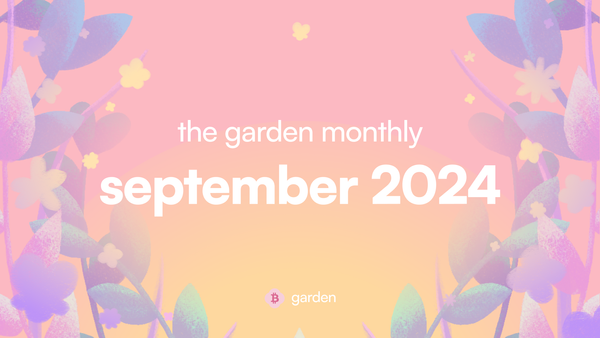 the garden monthly: september 2024