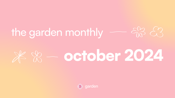 the garden monthly: october 2024