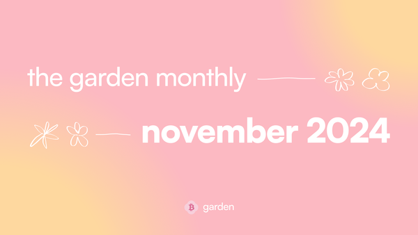 the garden monthly: november 2024